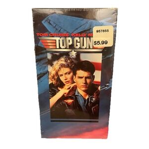 Top Gun (VHS 1987) Tom Cruise Val Kilmer